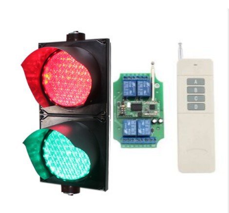 200mm red and green remote traffic signal light